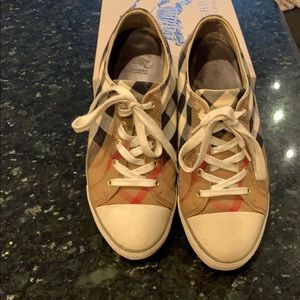 Authentic pre-loved Burberry sneakers